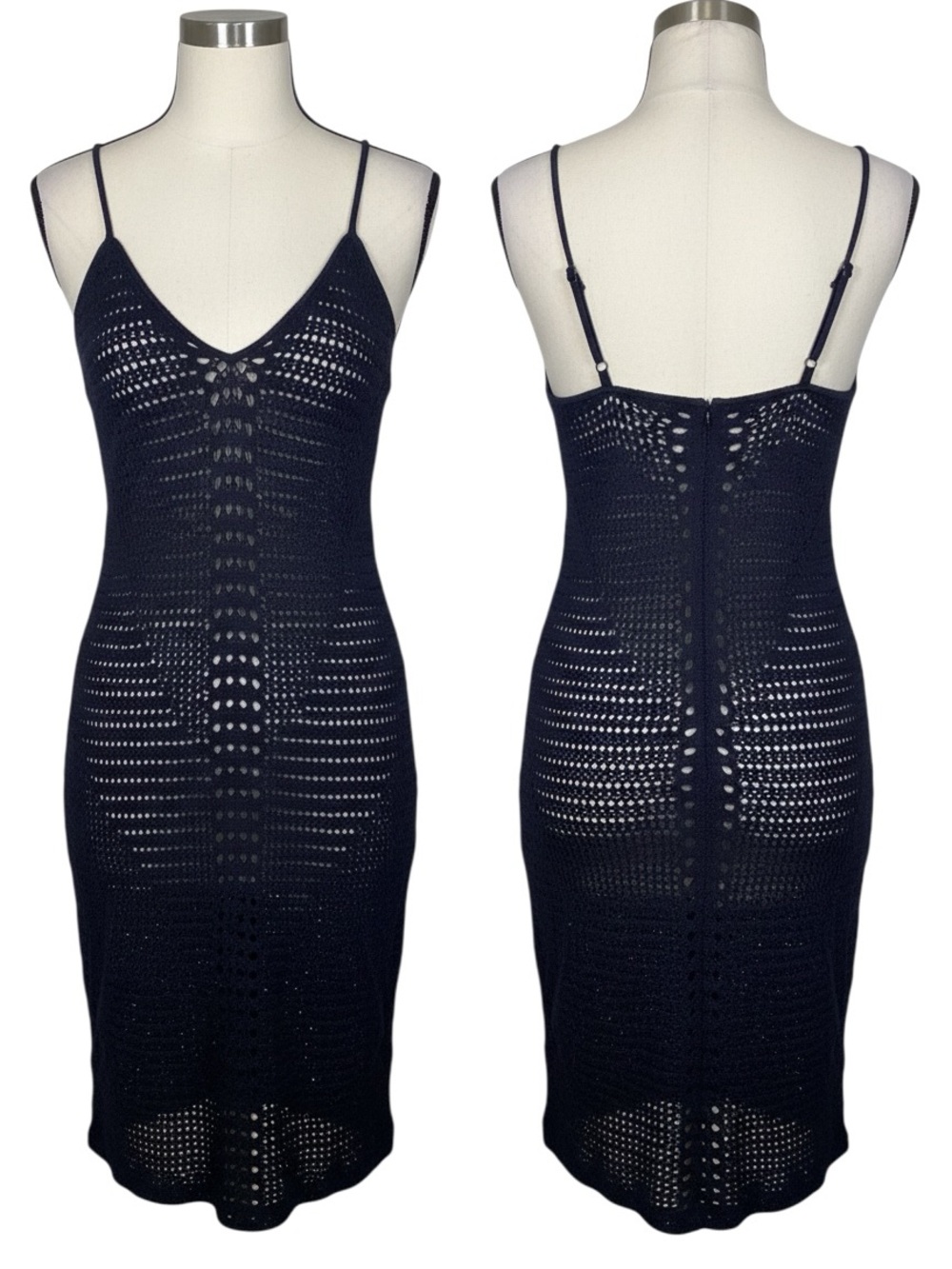 Express Black Crochet Midi Sheath Dress and Duster sold Separately🌞